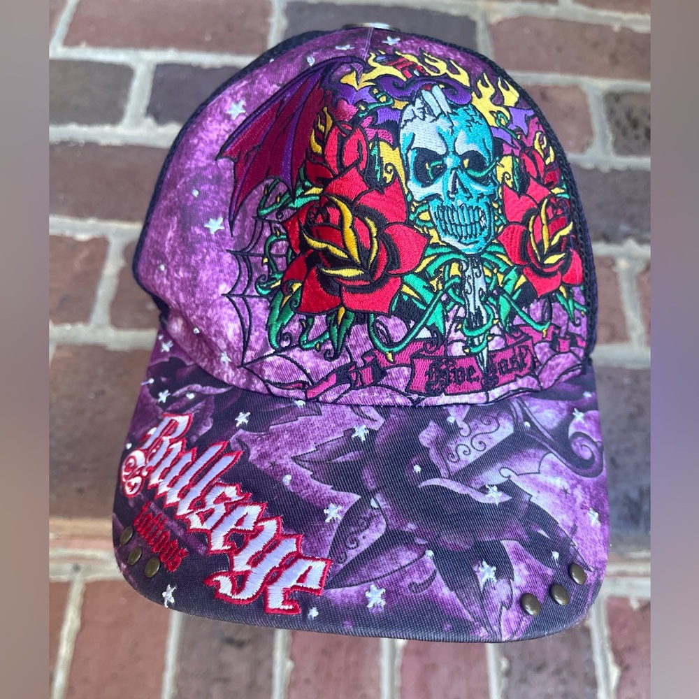 Bullseye Tattoo Men’s SnapBack Hat- adjustable.